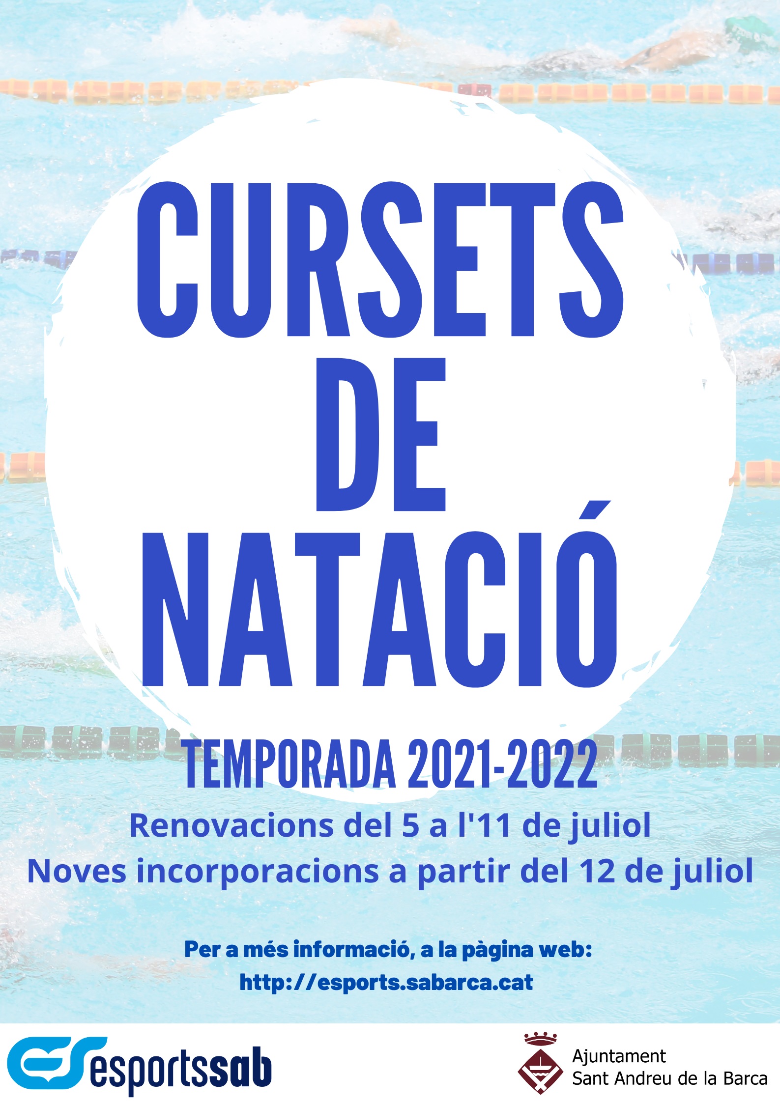 Cursets de natació d'hivern temp. 2021/2022